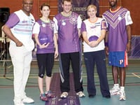 Stuart wins dodgeball game with four Olympic athletes