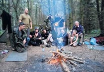 Travelling minstrels walk for charity