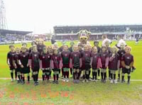 Ross Juniors guard of honour at Hereford Utd