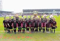 Ross Juniors guard of honour at Hereford Utd