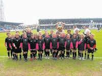 Ross Juniors guard of honour at Hereford Utd