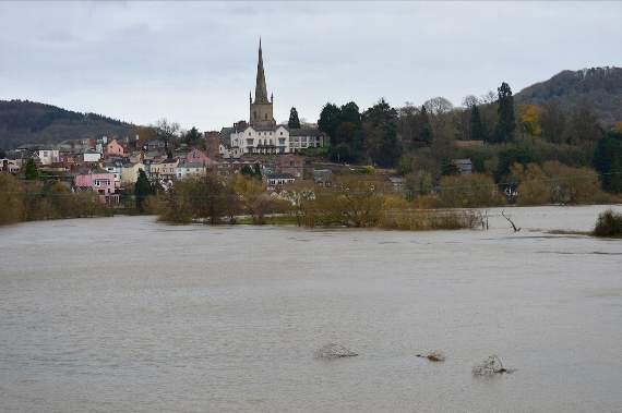 River Wye flood warning from Met Office