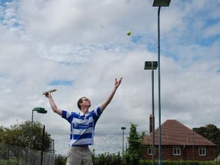 Ellis tries... Tennis