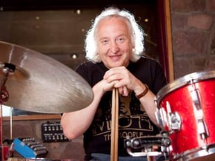 The funeral of Mott The Hoople Drummer, Terence Dale Griffin