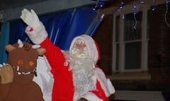 Meeting Father Christmas in Ross