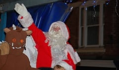 Meeting Father Christmas in Ross
