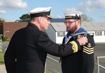Ross sailor awarded for loyal service