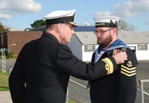 Ross sailor awarded for loyal service