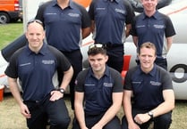 In safe hands with Ross Fire Crew