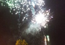 Record crowds enjoy bonfire and fireworks