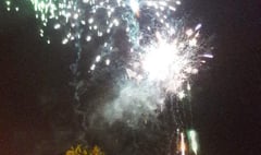 Record crowds enjoy bonfire and fireworks