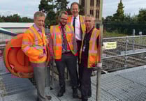 Local MP visits water treatment works