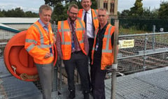 Local MP visits water treatment works