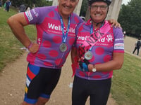 Goodrich man cycles 100 miles through London