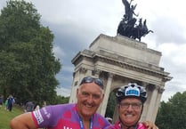 Goodrich man cycles 100 miles through London