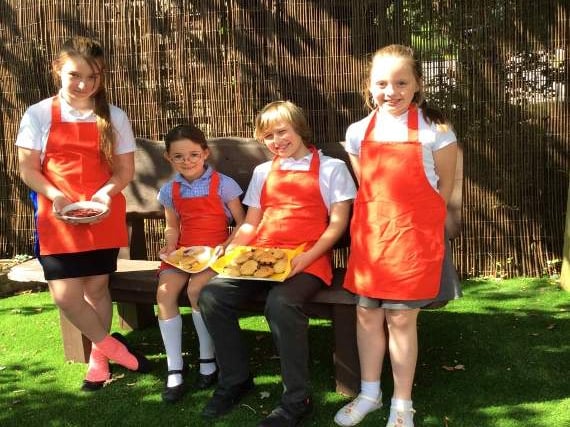 Whitchurch pupils learn about growing and cooking their food