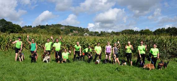 Forest of Dean Canicross runners beat the maize