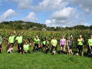 Forest of Dean Canicross runners beat the maize