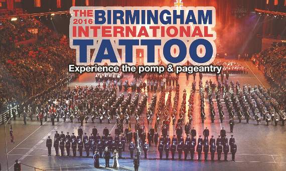Win tickets to the 2016 Birmingham International Tattoo