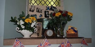 Festival of anniversaries in flowers at Bishopswood
