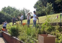 Lloyds Bank team help a Forest of Dean charity