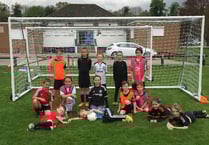 Mobile goals for Ross-on-Wye junior footballers