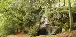 A different cast of characters on location at King Arthur’s Cave
