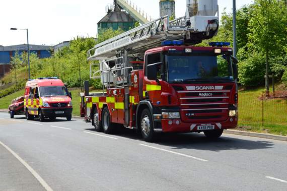 Ross-on-Wye fire crew called to traffic collision