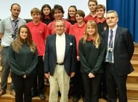 Ross-on-Wye pupils meet holocaust survivor