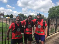 Trio complete the gruelling Marathon Des Salmon challenge