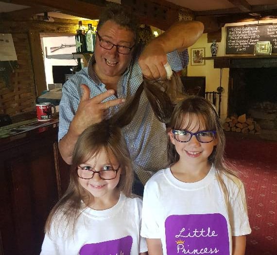 Charity hair cut to raise money at the Butchers Arms