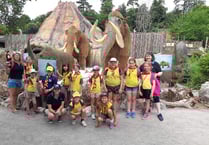 Bridstow Brownies enjoy a sleepover at the Safari Park