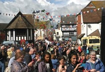 Getting ready for the Newent Onion Fayre