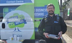 Property marking event in Ross-on-Wye