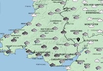 Warning of snow in Ross-on-Wye