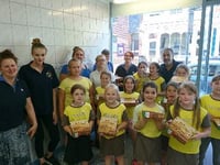 Goodrich girls make pizzas in Ross