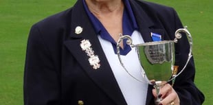 Awards presentation for successful bowlers