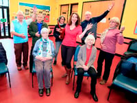Singing event hits a high note