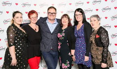 Local Slimming World consultants meet comedian Alan Carr