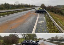 Bad weather causing hazardous conditions