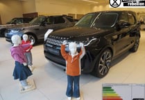XR stage demonstration at Hereford car dealership