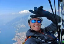 Paraglider is on a high  after 10-day Alps flight