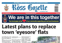 Storm Damage at Ross Gazette Office