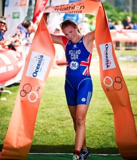 Triathlon star Vicky Holland says athletes who start families should be supported in continuing to compete 