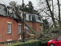 More than 1,200 homes left without power in Storm Eunice