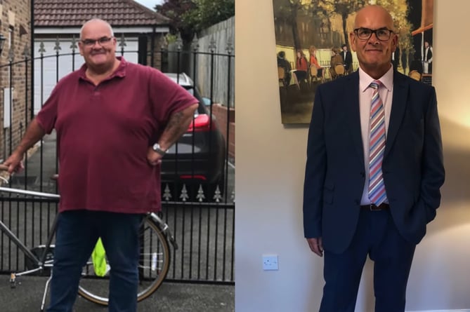 Ken McLeod lost 8st as part of the Slimming World programme.