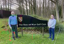 Senior golfers getting back into the swing of things...
