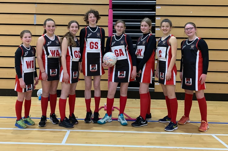 Eden Rose Hartman, Romerleigh Parker, Elin Winstanley, Alexis Green, Ella Rees, Martha Gilson, Emma Louise Greenman and Jess Ruck.