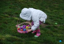 Ross’ annual Easter egg hunt is in full swing.