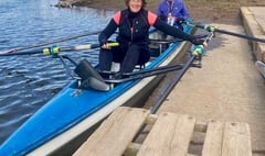 John, 81, just keeps rowing along!